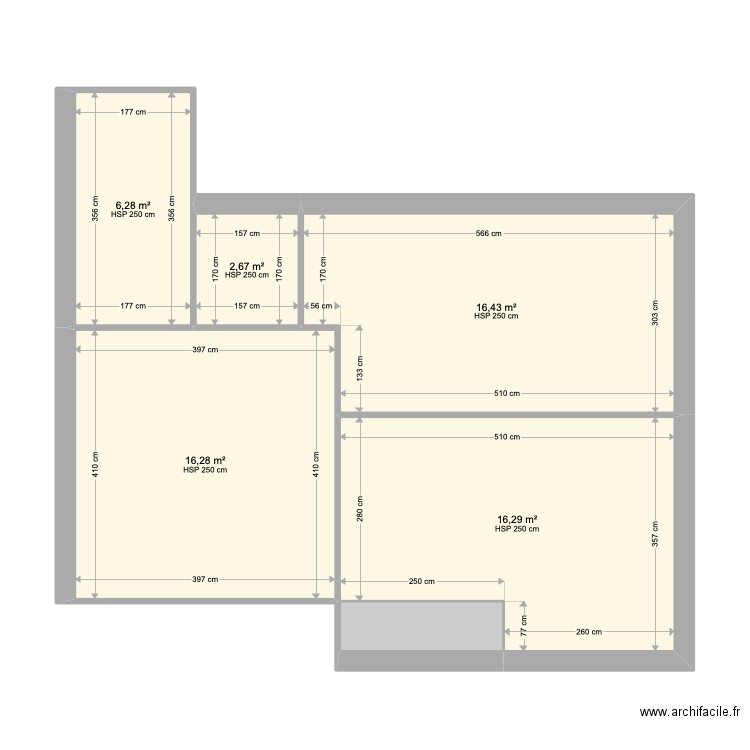 Appartement R+2 1. Plan de 0 pièce et 0 m2