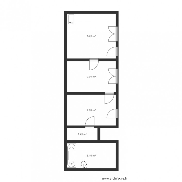 DE CATARI. Plan de 0 pièce et 0 m2