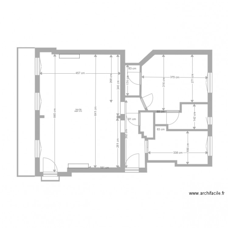 henri  APPARTEMENT existant 24 AVRIL. Plan de 0 pièce et 0 m2
