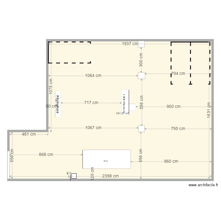 le havre. Plan de 0 pièce et 0 m2