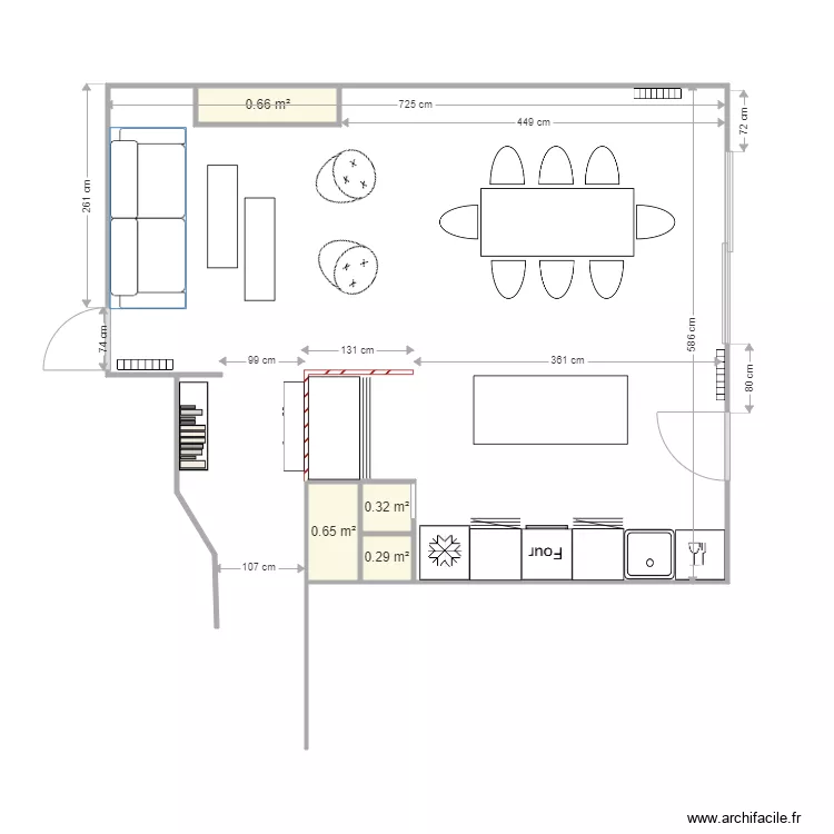 Pi&egrave;ce de vie. Plan de 