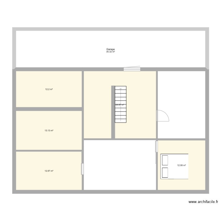 1er etage V2. Plan de 0 pièce et 0 m2