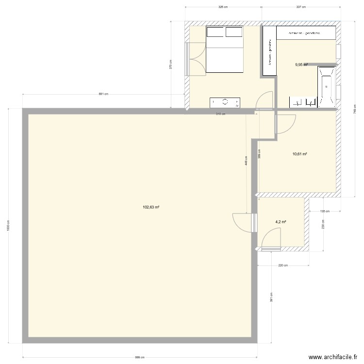 chavigny  extension. Plan de 0 pièce et 0 m2