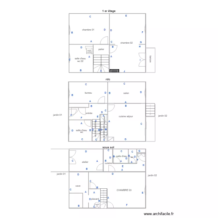 indivision julliot ducouretPLOMB. Plan de 