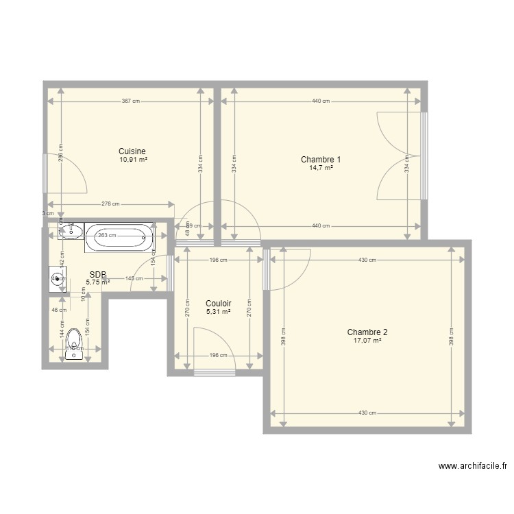 Appart Riedisheim cotes ok 1. Plan de 0 pièce et 0 m2