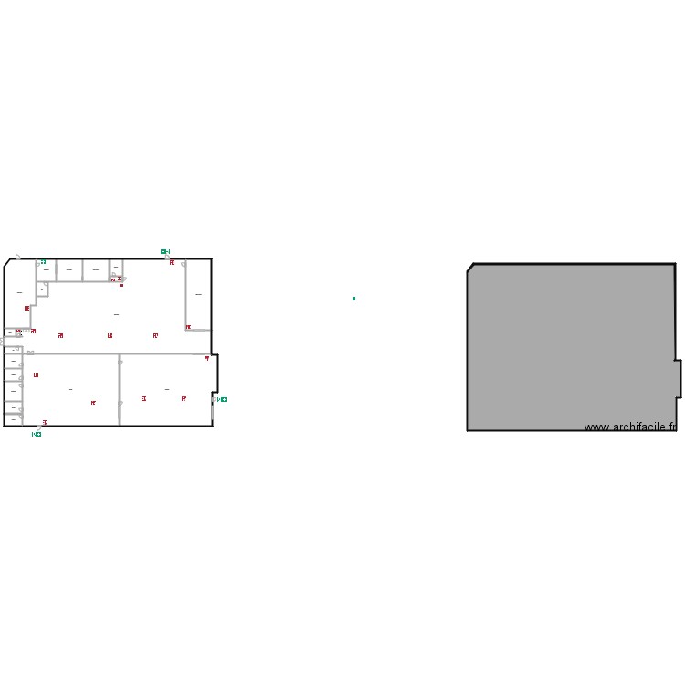 Satie batiment. Plan de 0 pièce et 0 m2