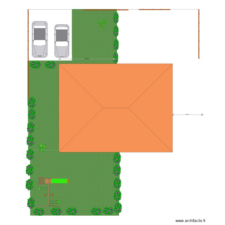 DUCOS IMPLANTATION. Plan de 0 pièce et 0 m2