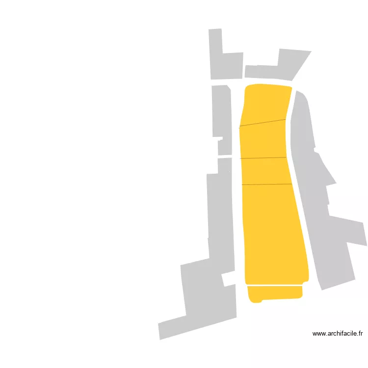 parking rte Monteux. Plan de 