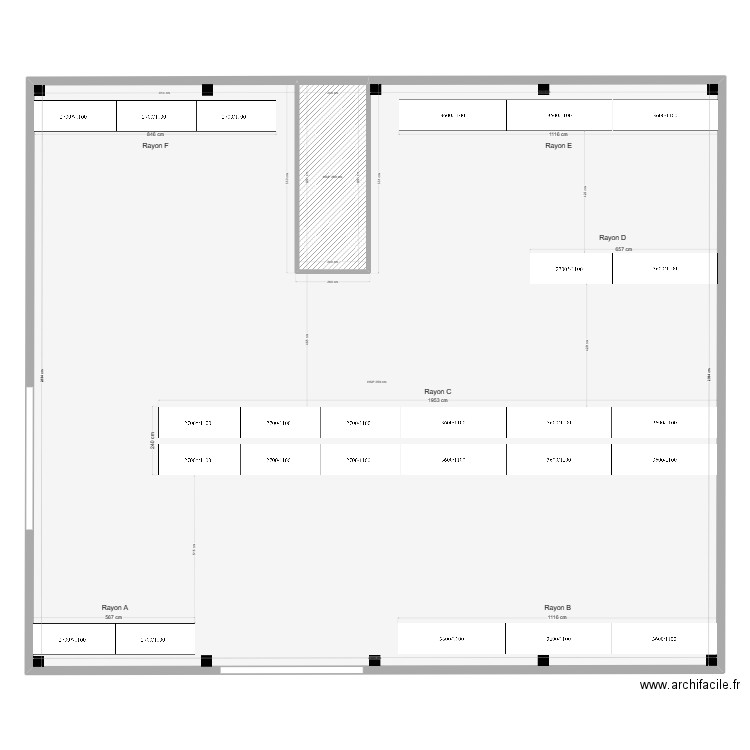 RESARM. Plan de 2 pièces et 485 m2