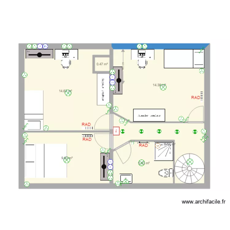 etage meuble 2. Plan de 