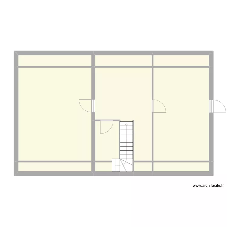 DAVID/GAUCHER - ETAGE. Plan de 