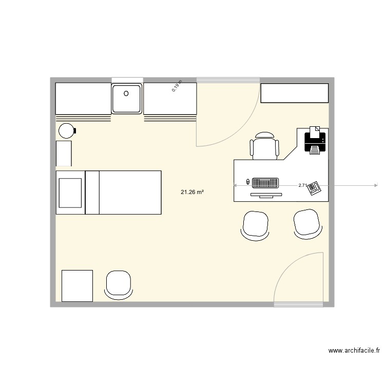 CABINET N1. Plan de 0 pièce et 0 m2