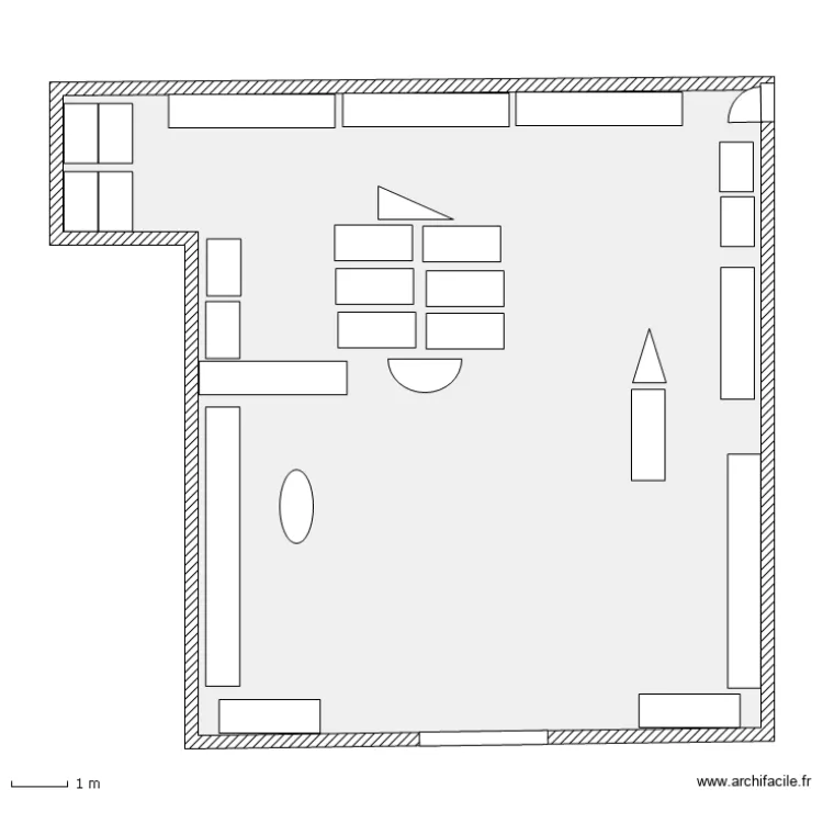plan rez de chaussee Nocibe. Plan de 