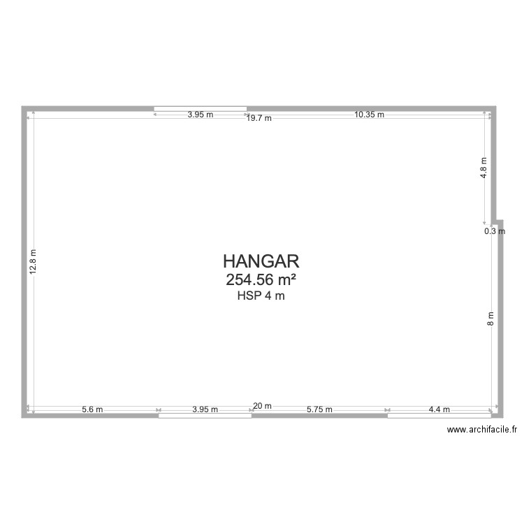 HANGAR MC. Plan de 0 pièce et 0 m2
