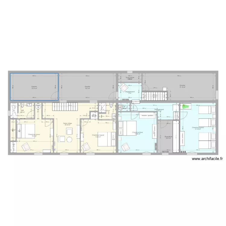 Maison Moelan 2019. Plan de 