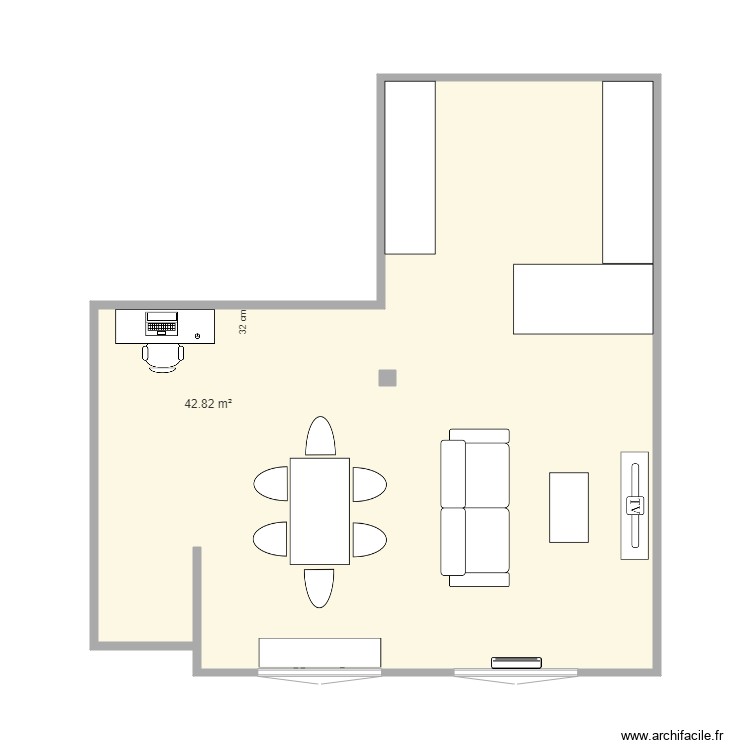 RDC V1. Plan de 0 pièce et 0 m2