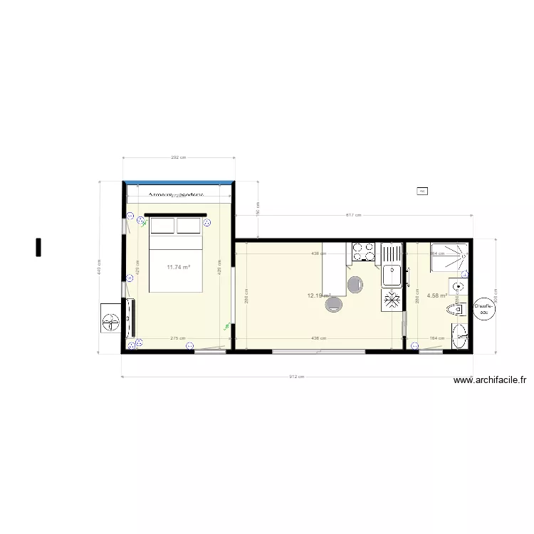 aubert. Plan de 