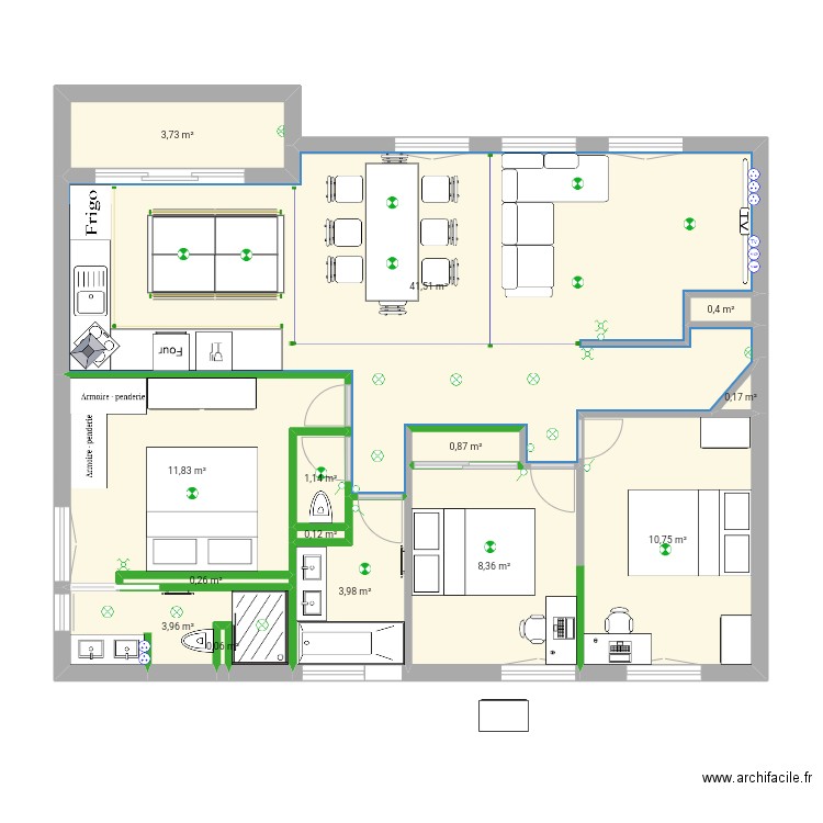 proto vierge. Plan de 0 pièce et 0 m2
