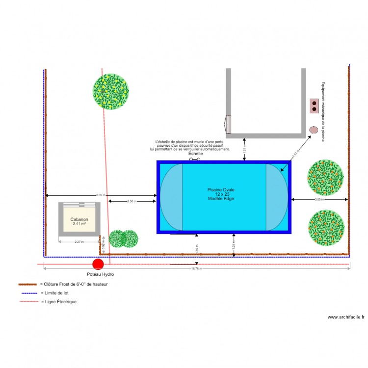 Piscine Ovale Installation 2. Plan de 0 pièce et 0 m2