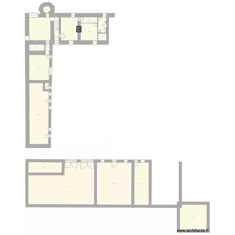 Chateau de Bal&acirc;tre. Plan de 