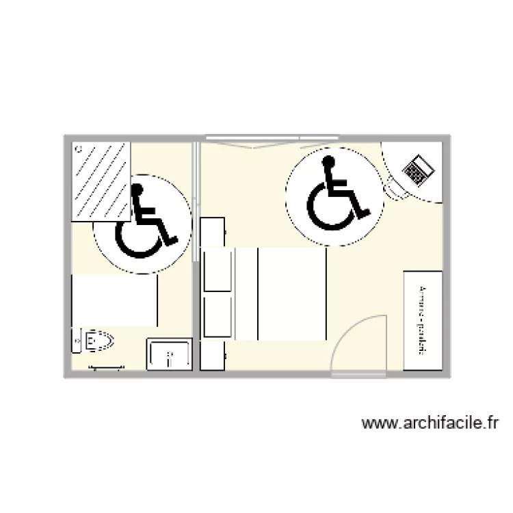 HOTEL ALBERT PLAN CHAMBRE 3. Plan de 