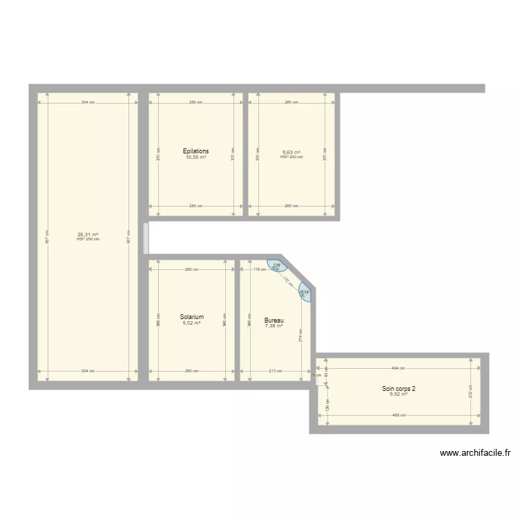 Exercice annexe institut perle de beaut&eacute; 2. Plan de 