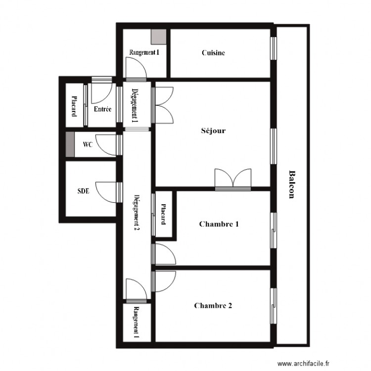 PREVOST. Plan de 0 pièce et 0 m2