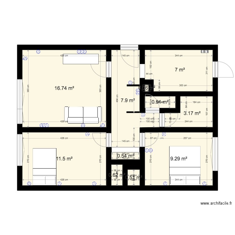 planappartPC. Plan de 0 pièce et 0 m2