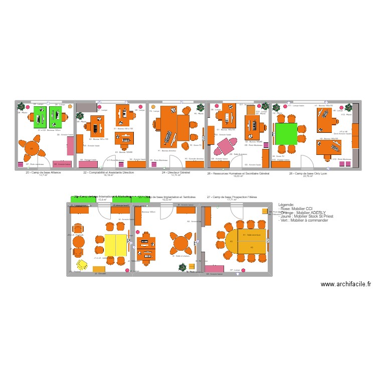 Camps de base. Plan de 0 pièce et 0 m2