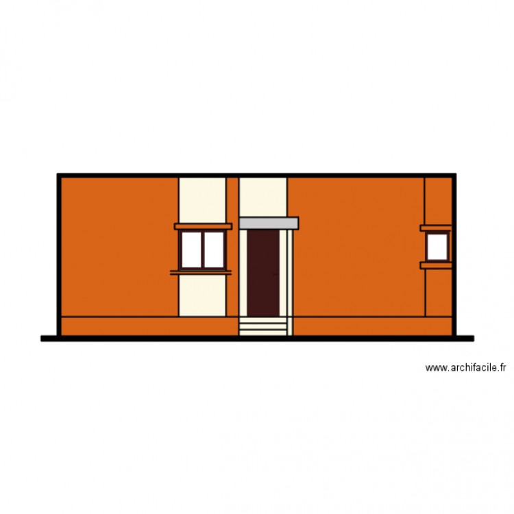 FACADE SENE. Plan de 0 pièce et 0 m2