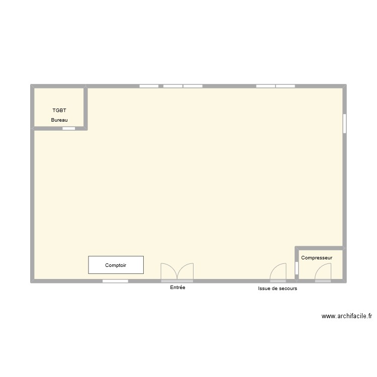 DELTAZUR MARSEILLE. Plan de 3 pièces et 56 m2