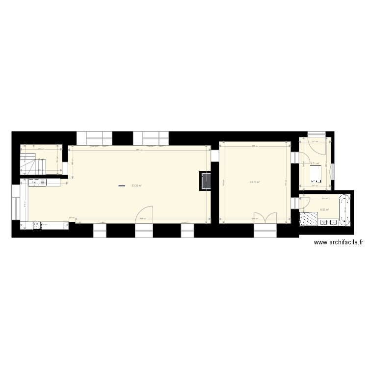 ROUMIER RDC. Plan de 0 pièce et 0 m2