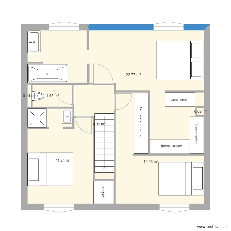 etage new v2. Plan de 0 pièce et 0 m2
