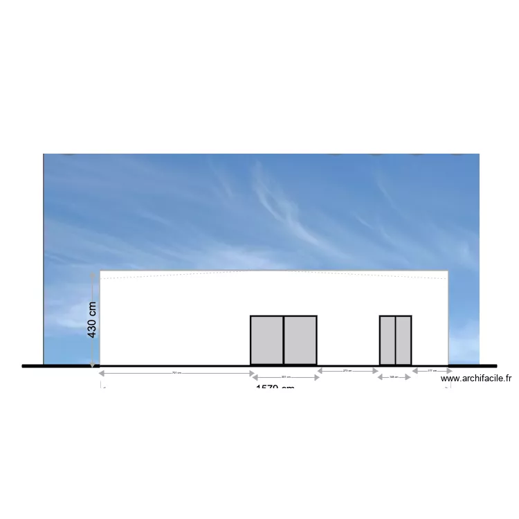 facade ouest cabinet medical . Plan de 