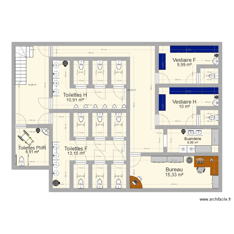 Sous Sol Delta. Plan de 0 pièce et 0 m2