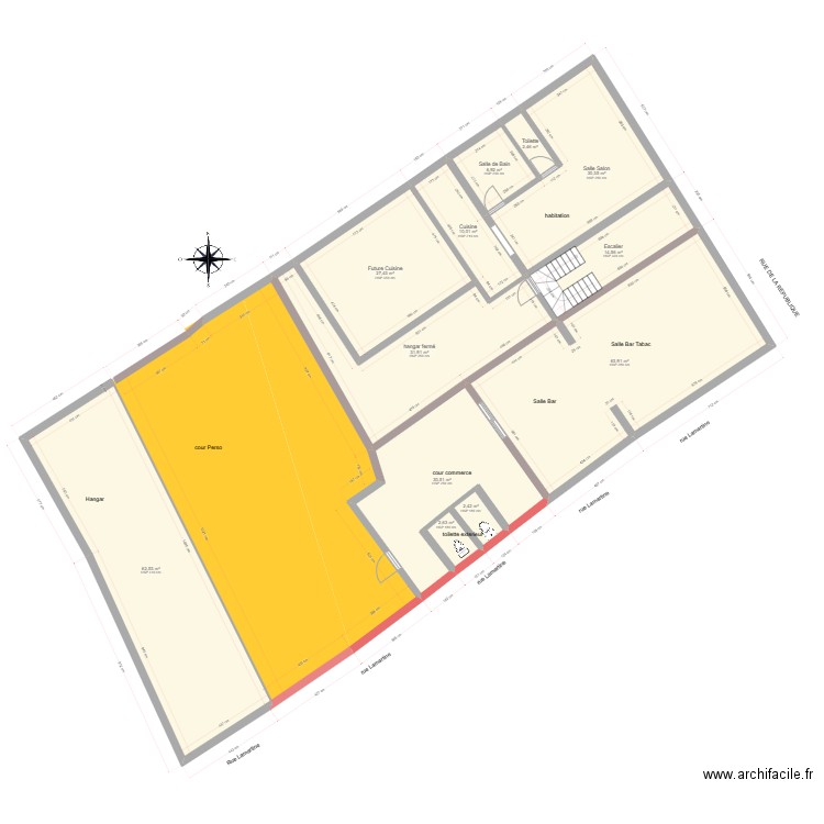 plan complet sans cave avec etage. Plan de 25 pièces et 621 m2