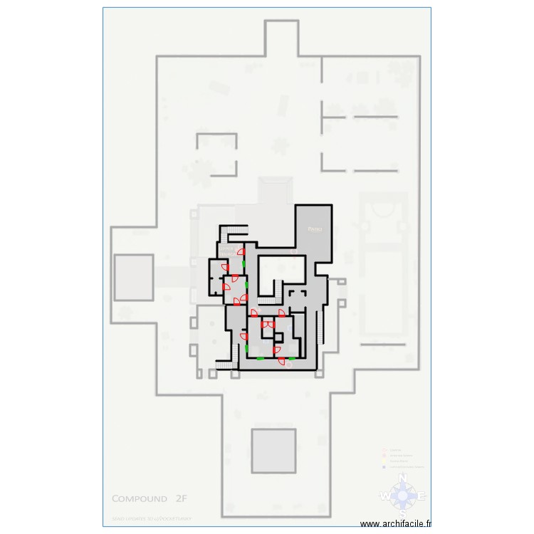 VILLA ETAGE. Plan de 0 pièce et 0 m2