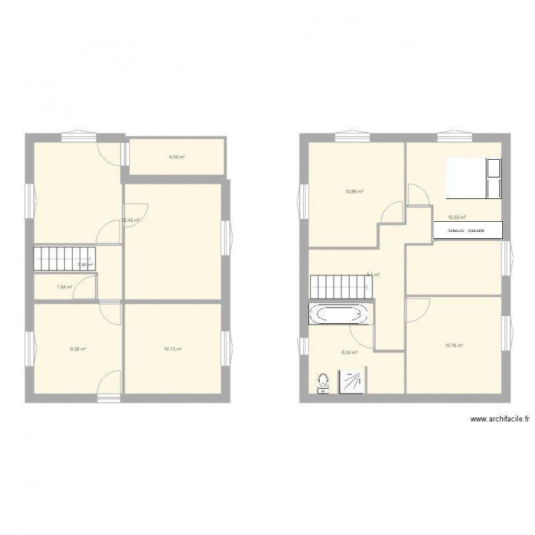 envaux2. Plan de 0 pièce et 0 m2