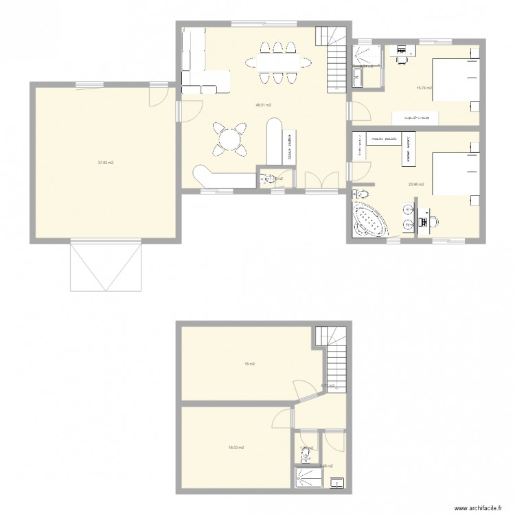 Maison Marco. Plan de 0 pièce et 0 m2