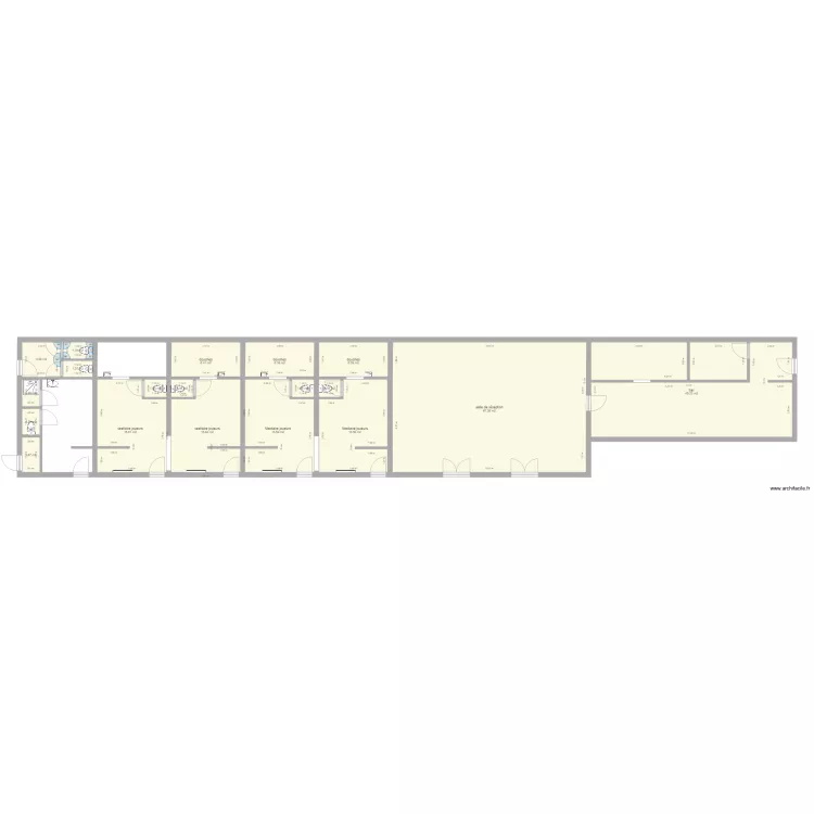 plan des locaux du terrain de foot. Plan de 0 pièce et 0 m2 plan des locaux du terrain de foot. Plan de 0 pièce et 0 m2