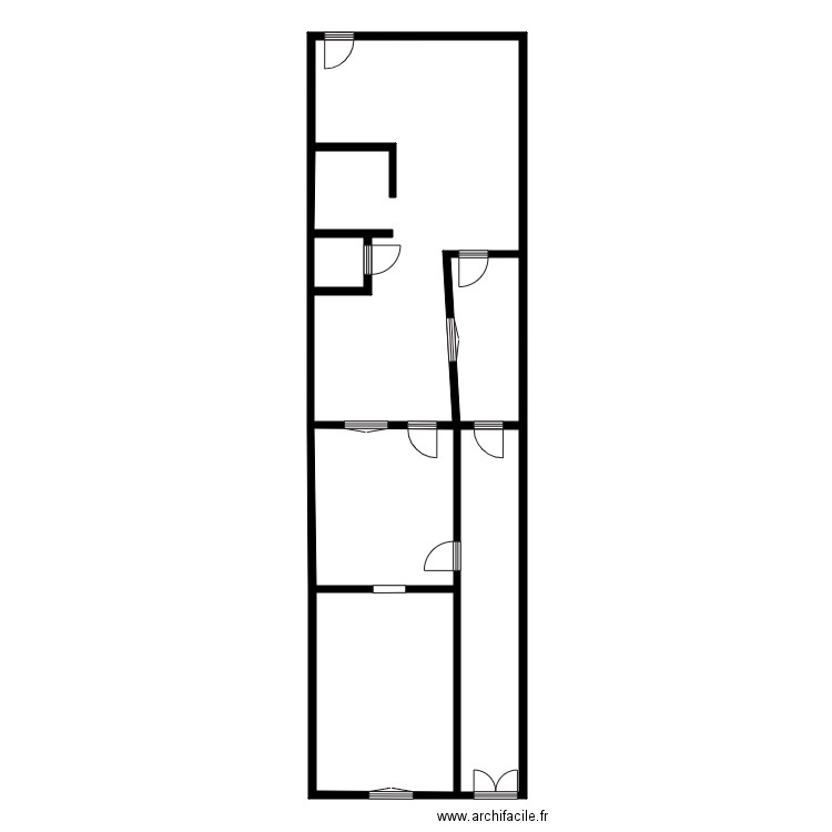 GERARD haut de chee. Plan de 9 pièces et 173 m2