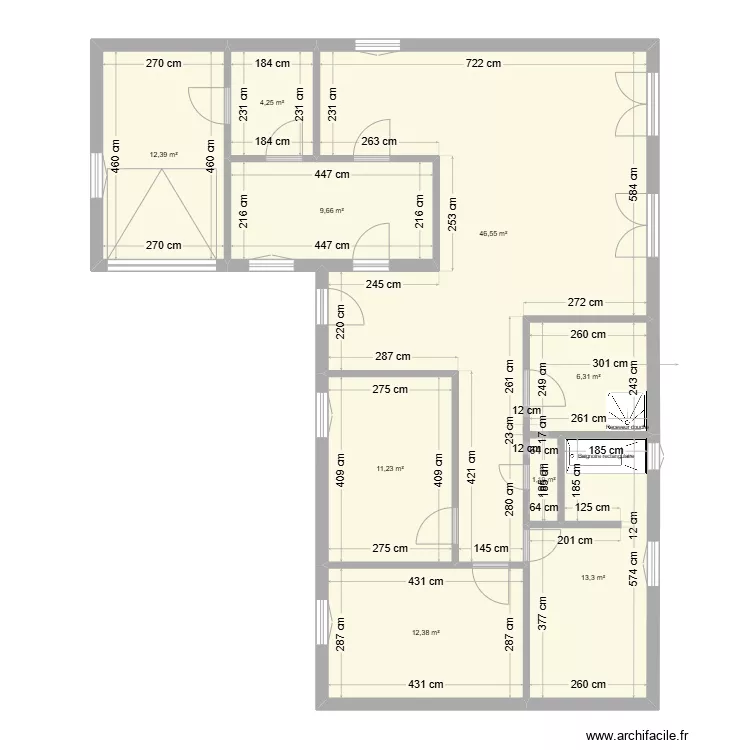 MAISON THISE. Plan de MAISON THISE. Plan de