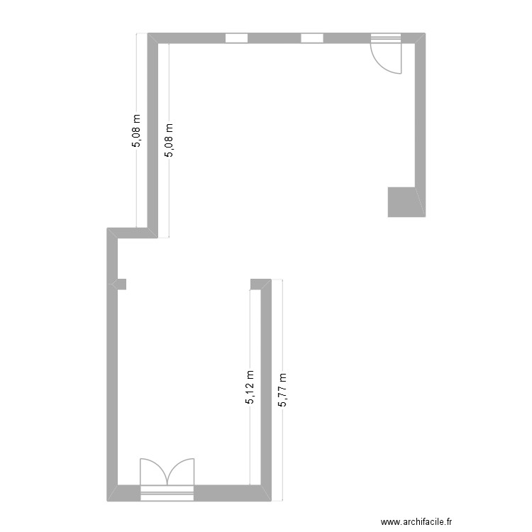 LOCAL AXEL. Plan de 0 pièce et 0 m2