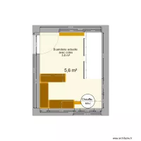 Buanderie actuelle avec cotes