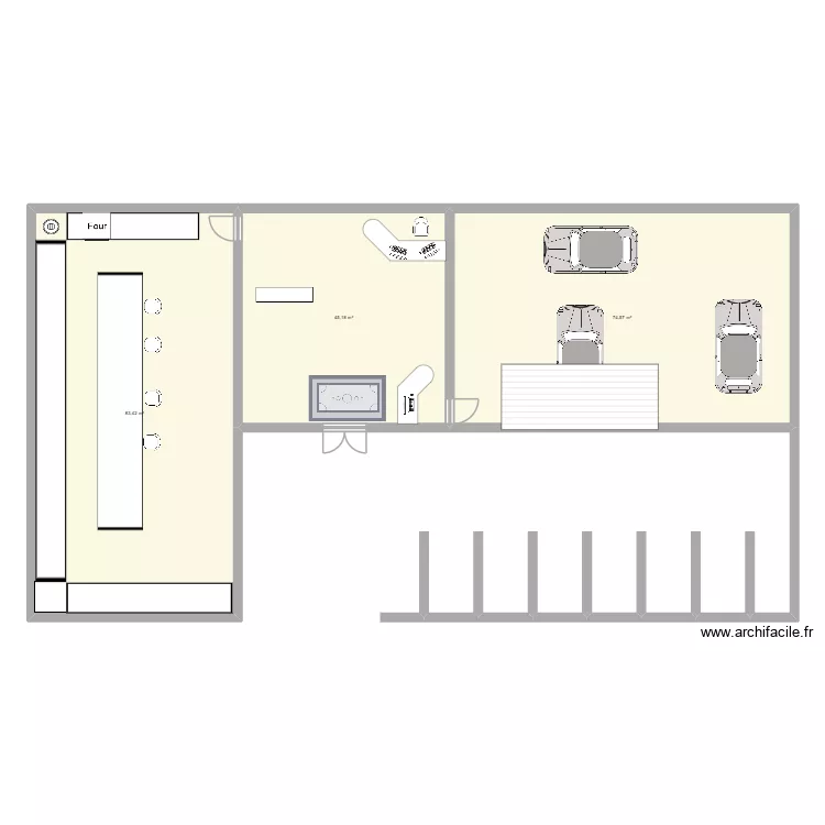garage. Plan de garage. Plan de