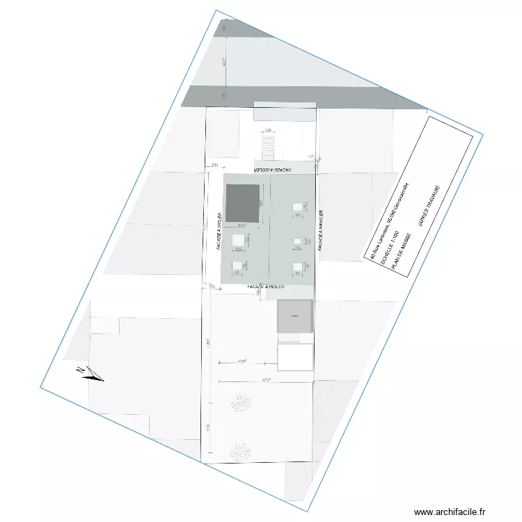 plan de masse apres. Plan de plan de masse apres. Plan de