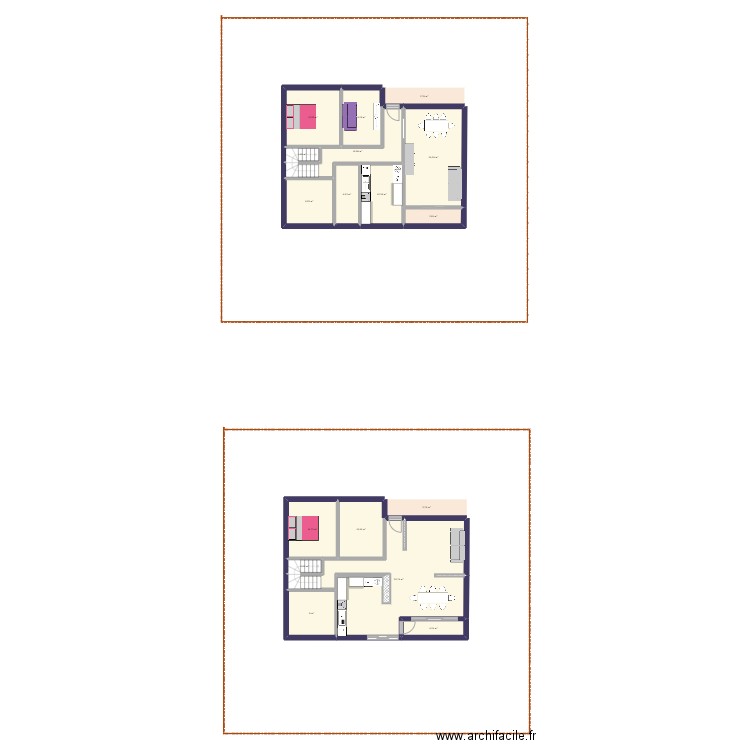 Lacanau LR v4. Plan de 17 pièces et 188 m2