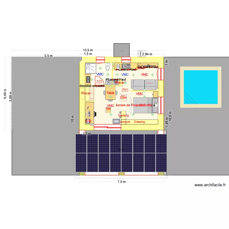 Petite maison Cont.. Plan de 