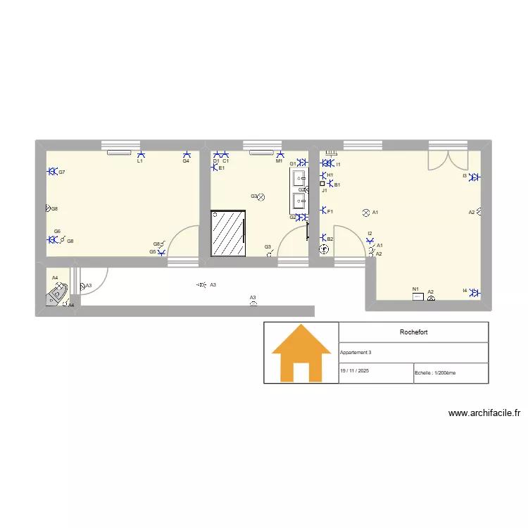 Appart_3. Plan de Appart_3. Plan de