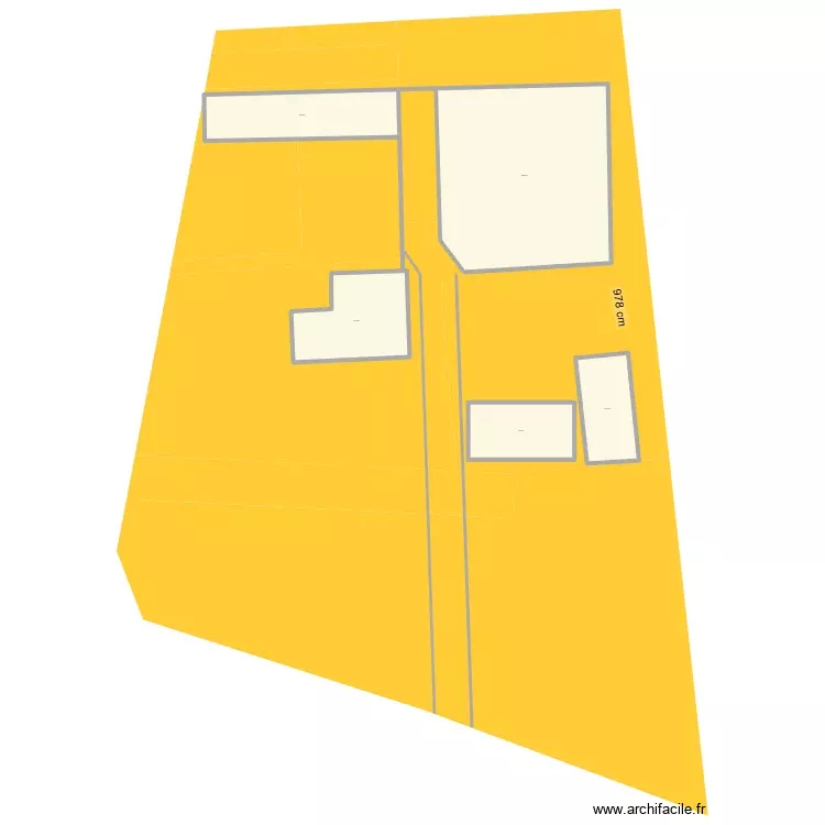 projet 3. Plan de 5 Pièces et 710 m²